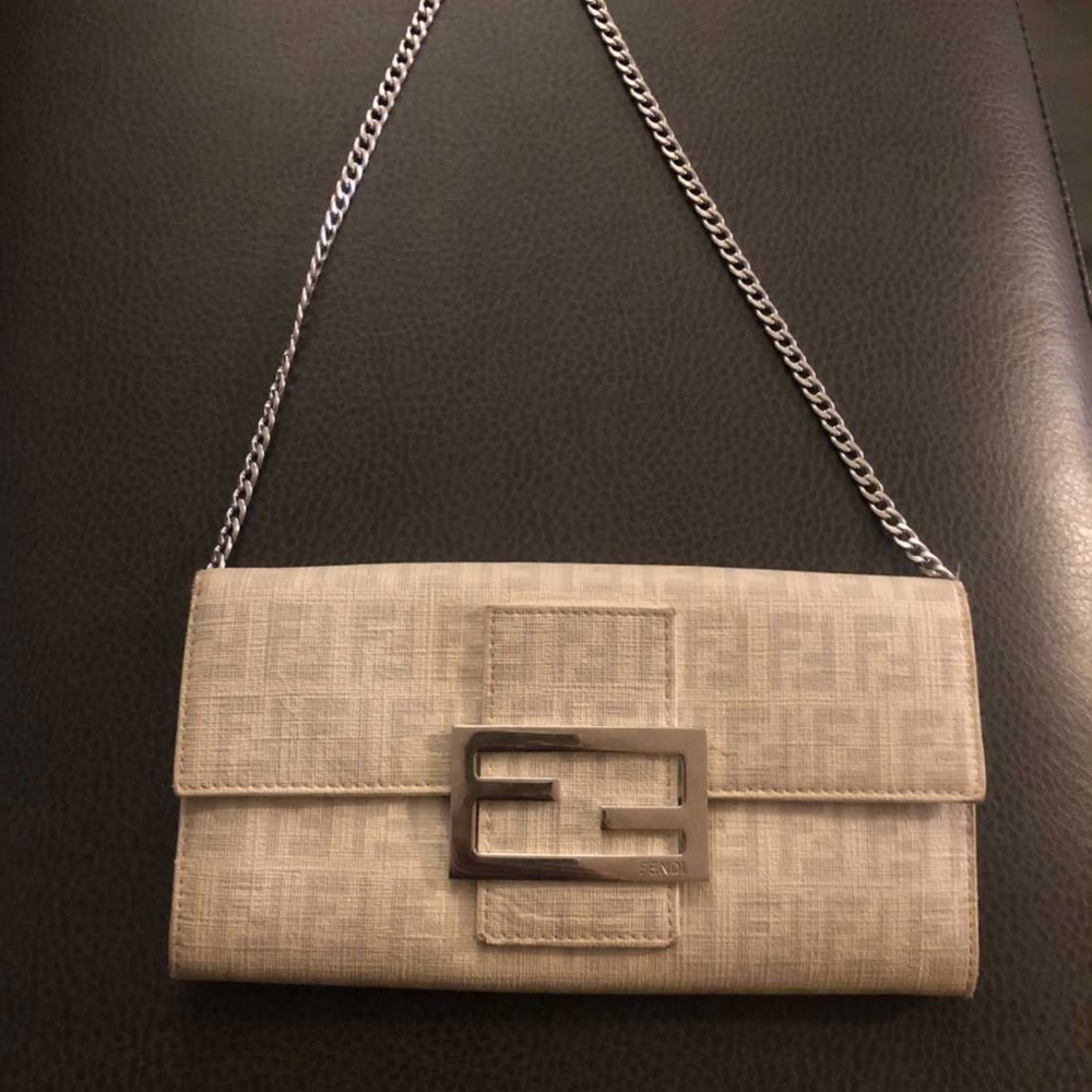 Fendi Wallet on Silver Chain